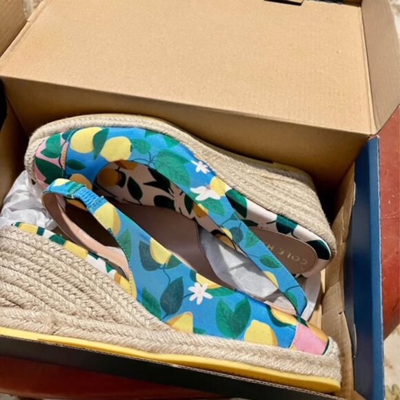 Cole Haan Slingback Wedges, Size 8, New and in the Box - Picture 8 of 10